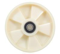 TOVINANNA Rueda Giratoria de Nylon con Rodamientos para Transpaleta Manual Alta Capacidad de Carga Movimiento Suave y Reducción de Ruido para Reemplazo de Ruedas de Palet Jack