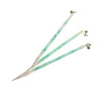 TOVINANNA Set de 3 Pinceles de Tinta Sumi para Caligrafía Tradicional y Bocetos Mango Acrílico, Adecuado para Principiantes y Práctica Detallada de Arte