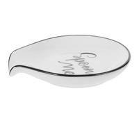TOVINANNA Soporte para Cuchara de Cocina de Cerámica de Color Claro Diseño Organizado y Fácil Limpieza, Adecuado para Cocina y Restaurante Profesional