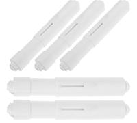 TOVINANNA Soporte para Papel Higiénico Resorte Abs Resistente, Varilla Portarrollos de Repuesto Grande 5 Piezas para Baño, Compatible Mayoría de Portarrollos Estándar