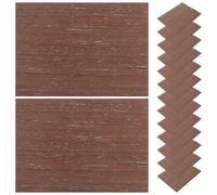 TOVINANNA Suelo de Diorama de Madera A5 Negro Fino, 15 Piezas para Maquetas de Arquitectura, Materiales para Construcción Miniatura y Proyectos DIY de Decoración Artesanal