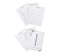 TOVINANNA Tabla de Práctica de Extensiones de Pestañas para Principiantes Cuaderno de Ejercicios y Hojas de Mapeo Kit de Entrenamiento Guía de Capacitación Adecuado para Salones de y Autoaprendizaje