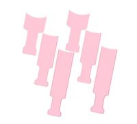 TOVINANNA Tablero para Resaltar Cabello 6 Piezas Pequeño y Mediano Plástico Rosa Herramienta para Coloración Profesional Peluquería Uso Doméstico Kit para Mechas y Balayage