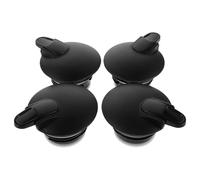 TOVINANNA Tapa de Repuesto para Cafetera Hk1500/Hk-2000 Negra, Cubierta Resistente al Calor Diseño Ergonómico, 4 Unidades para Bebidas Calientes en Oficina y Exteriores