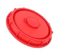 TOVINANNA Tapa de Tanque IBC 245 MM con Ventilación Tapa Roja de ABS para Contenedor Químico Resistencia a Productos Químicos Sellado Antifuertes Accesorio para Almacenamiento