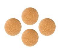 TOVINANNA Tapones de Vino 4 Piezas, Corchos Compactos de 5 Cm en Color Madera Natural, Tapones para Decantador y Jarra, Prácticos y Multifunción para Uso Doméstico y Picnic