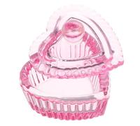 TOVINANNA Tazón para Remojo de Uñas de Cristal con Tapa Diseño Japonés Forma de Corazón Taza para Lavado de Pinceles y Almacenamiento Elegante para Manicura y Decoración de Uñas