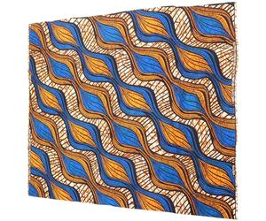 TOVINANNA Tela Africana de Doble Cara de Poliéster Diseño Geométrico Estilo Único Africano y Cultural para Acolchado y Manualidades