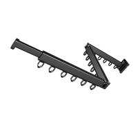 TOVINANNA Tendedero Plegable de Pared Metálico Tamaño Pequeño Diseño Retráctil y Giratorio Adecuado para Secar Ropa Hogar Baño y Dormitorio Ahorra Espacio y Fácil de Usar