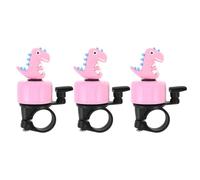 TOVINANNA Timbre para Bicicleta Infantil con Diseño de Dinosaurio en Aleación de Aluminio, Sonido Fuerte y Nítido, Accesorios Geniales para Bicicletas Infantiles en Calles Concurridas