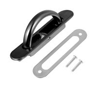 TOVINANNA Tirador Empotrado para Armarios y Cajones Invisible y Resistente Corrosión Tipo Tatami Acabado en Gris Perla de Zinc Manija Oculta Integrada para Cocina y Muebles Uso