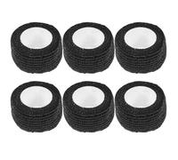 TOVINANNA Tiras Adhesivas para Patas De Muebles Antideslizantes y Protectores De Suelo, Resistentes y Silenciosas, Color Negro, 6 Rollos para Sillas y Mesas, Uso Doméstico y Oficina