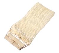 TOVINANNA Toalla De Baño Exfoliante Doble Cara De Natural Con Cuerda Para Lavar Espalda y Cuerpo Ligera y Resistente Para Ducha y Camping