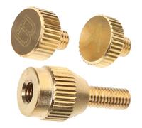 TOVINANNA Tornillo de Voz Mejorado para Saxofón en Metal Dorado, Tornillo de Repuesto Curvo de 5 Mm para Mástil de Saxofón Alto, Tenor y Barítono, Accesorio Resistente para Reparación