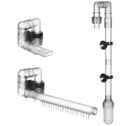 TOVINANNA Tubo de Filtro Externo para Acuario de 12mm, Accesorio Abs Diseño de Tubo Curvado Suave, Compatible con Filtros 602b/603b Sunsun y Modelos 250/300/600 para Suministro de Agua