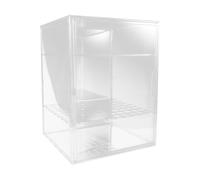 TOVINANNA Vitrina Acrílica Transparente de 3 Niveles para Pan y Postres Diseño Ajustable y Visibilidad Cristalina Adecuado para Exhibición Comercial y Almacenamiento en Mostrador