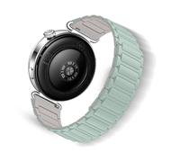 ToVioc 18mm Correas Silicone para 41mm of Huawei Watch GT 6/GT 5/GT 4, GT 5 Pro 42mm, Correa Reemplazo Ajustable Magnético Silicone para Huawei Watch 5 42mm - Menta&Starlight