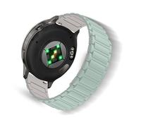 ToVioc 18mm Correas Silicone para Garmin Venu 4 41mm/3s 41mm/2S, Correa Reemplazo Ajustable Magnético Silicone para Garmin Forerunner 265S/255S/255S Music - Menta&Starlight