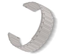 ToVioc 20mm Correas Silicone para Amazfit Active 2 Square/2/1, Bip 3/3 Pro, Correa Reemplazo Ajustable Magnético Silicone para Amazfit GTS 4/4 Mini/3/2/2e/2 Mini - Starlight