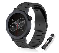 ToVioc 22mm Correa Compatible con CMF by Nothing Watch 3 Pro/Pro 2, Caballero Elegante Correa Reloj Metal Acero Inoxidable para CMF by Nothing Watch Pro 2/3 Pro - Negro