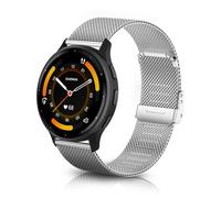 ToVioc 22mm Correa Compatible con Garmin Venu 4 45mm/3 45mm/2, D2 Air X15/vivoactive 4, Correa de Metal de Acero Inoxidable de Malla Adecuada para Garmin Forerunner 265/Forerunner 255 - Plata