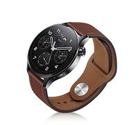 ToVioc 22mm Correa Compatible con Xiaomi Watch S4/S4 Sport/5/S3/S1 Pro, Correa Repuesto Cuero Adecuada para Huawei Watch GT 6 46mm/GT 6 Pro/GT 5/GT 5 Pro/Ultimate 2/GT Runner 2 - Marrón