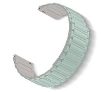 ToVioc 22mm Correas Silicone para Garmin Venu 4 45mm/3 45mm/2, D2 Air X15/vivoactive 4, Correa Reemplazo Ajustable Magnético Silicone para Garmin Forerunner 570 47mm/265/255 - Menta&Starlight