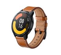 ToVioc Correa Compatible con Xiaomi Watch S4/S4 Sport/2/S3/S1 Pro, Redmi 5 Active/5 Lite, 22mm Correa Repuesto Cuero Adecuada para 46mm of Huawei Watch GT 6/GT 6 Pro/GT 5/GT 5 Pro/GT 4 - Marrón