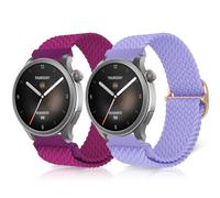 ToVioc Correa para Amazfit Bip 6/5/5 Unity, Active Max, 22mm Breathable Adjustable Sports Correa de Repuesto para Amazfit Balance 2/1, T-Rex 3 Pro 48mm, GTR 4/3 - Lavanda & Pitahaya