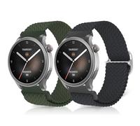 ToVioc Correa para Amazfit Bip 6/5/5 Unity, Active Max, 22mm Breathable Adjustable Sports Correa de Repuesto para Amazfit Balance 2/1, T-Rex 3 Pro 48mm, GTR 4/3 - Verde Oliva & Gris