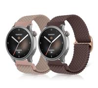 ToVioc Correa para Amazfit Bip 6/Bip 5/Active Max, 22mm Breathable Adjustable Sports Correa de Repuesto para Amazfit Balance Ultra/Balance 3 2 1/Cheetah 2 Ultra - Violeta De Humo & Té Con Leche