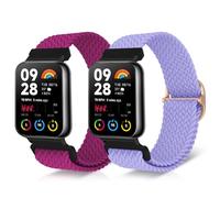 ToVioc Correa para Xiaomi Smart Band 10 Pro/9 Pro/8 Pro, Correa de Reloj de Repuesto Breathable Adjustable Sports para Xiaomi Redmi Watch 6/5/4 - Lavanda & Pitahaya