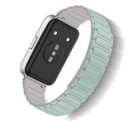 ToVioc Correas Silicone para Huawei Watch Fit 5 Pro/Fit 4 Pro/Fit 5 4 3, Magnético Silicone Correa Reemplazo para Huawei Watch Fit 5/4/3 - Menta&Starlight