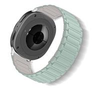 ToVioc Correas Silicone para Samsung Galaxy Watch 8 40mm 44mm/8 Classic 46mm 2025, Correa Reemplazo Magnético Silicone para Samsung Galaxy Watch 8 40mm 44mm - Menta&Starlight
