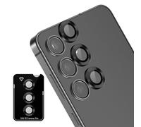 ToVioc Protector de Lente de Cámara Compatible con Samsung Galaxy S24 FE HD Cristal Templado Protectores para Objetivos para Samsung Galaxy S24 FE - Negro