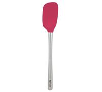 Tovolo Flex-Core Cuchara con mango de acero inoxidable (Viva Magenta), cabeza de espátula de silicona con mango ergonómico de acero inoxidable, utensilio de cocina apto para lavavajillas, muy Peri