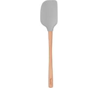 Tovolo Flex-Core - Espátula de silicona con mango de madera, antiadherente, resistente al calor, libre de BPA, apta para lavavajillas con cabeza en ángulo extraíble