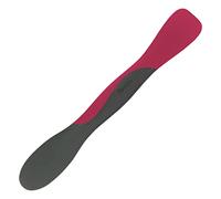 Tovolo Herramienta para cocina preparación de comidas para cucharar, extender rebanadas y raspar, carbón y magenta vivo