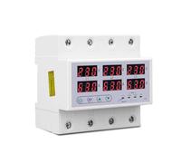 TOVPD3-63VA Relé protector de sobretensión y subtensión ajustable trifásico carril DIN con protección corriente 3 * 220V 380V(100A without N 380V)