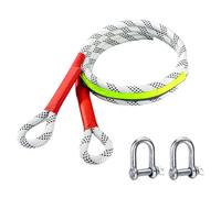 Tow Rope Recovery Kit - Heavy Duty Vehicle Extraction Device, Controlled Force Transfer Action, Dependable Towing Performance System, for Vehicles | Automotive Safety Essentials for Ditch Recovery