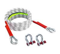 Tow Rope Recovery Kit - Heavy Duty Vehicle Extraction Device, Controlled Force Transfer Action, Dependable Towing Performance System, for Vehicles | Automotive Safety Essentials for Ditch Recovery