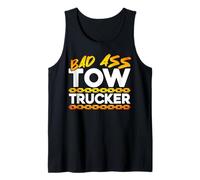 Tow Truck Driver Wrecker Bad Ass Tow Trucker Camiseta sin Mangas
