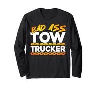 Tow Truck Driver Wrecker Bad Ass Tow Trucker Manga Larga