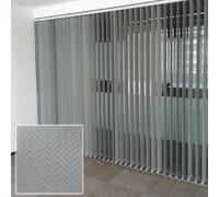 tow000ack Cortina Vertical de Lamas Opaca,Persianas Venecianas Verticales Gris,Translúcidas,Estores Privacidad,Cortina Corredera para Puertas y Ventanas,Personalizad,Ancho x Alto (80cm x 110cm)