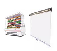 tow000ack Persiana Enrollable Plástico Estores Impermeable y Transparente,Cortina Térmica a Prueba de Polvo para Congelador,Vitrina Comercial,Estiramiento Libre,Personalizable (W*H:80x150cm)