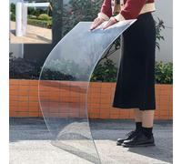 tow000ack Placas de Invernadero Planchas de Policarbonato Transparentes Paneles de Techo Láminas de Plástico 1,5mm,Marquesinas Exterior para Puertas Ventanas,Toldo Cubierta de Jardín (0,5m x 1m)