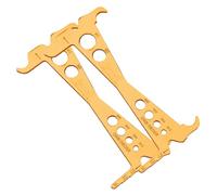 TOWARDSNAN 1/2 unidades de regla de medición de cadena de bicicleta, indicadores de desgaste de bicicletas portátiles, indicadores de desgaste de bicicleta, indicadores de desgaste de cadena