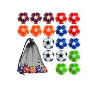 TOWARDSNAN 18 pelotas oficiales de juego de mesa de 32 mm, repuesto para futbolines de futbolín pequeños, accesorios de futbolín