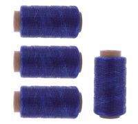 TOWARDSNAN 4 carretes de hilo de coser de cuero de 164 yardas cada uno para manualidades, costura, encuadernación, joyería, encerado plano