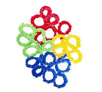 TOWARDSNAN Bandas de ejercicio portátiles Teamworks cooperativas, elásticas, resistentes a desgarros, de forro polar, para actividades en grupo, resistentes a desgarros, bandas de ejercicio